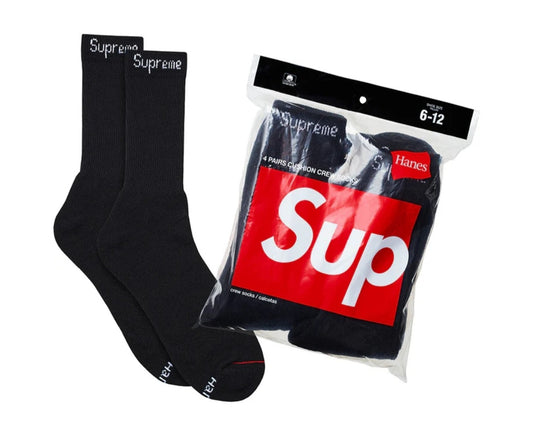 Supreme / Hanes 'Crew Socks' (4 Pack)