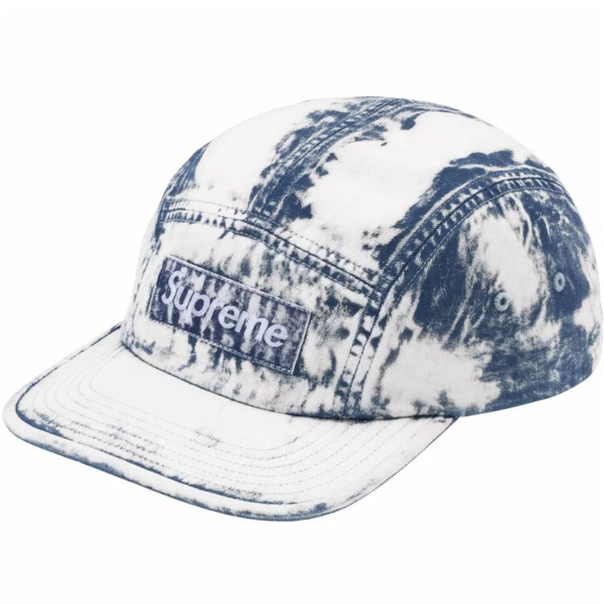 Supreme Bleached Chino Camp Cap 'Navy'