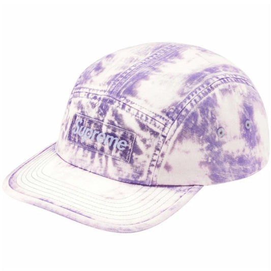 Supreme Bleached Chino Camp Cap 'Purple'