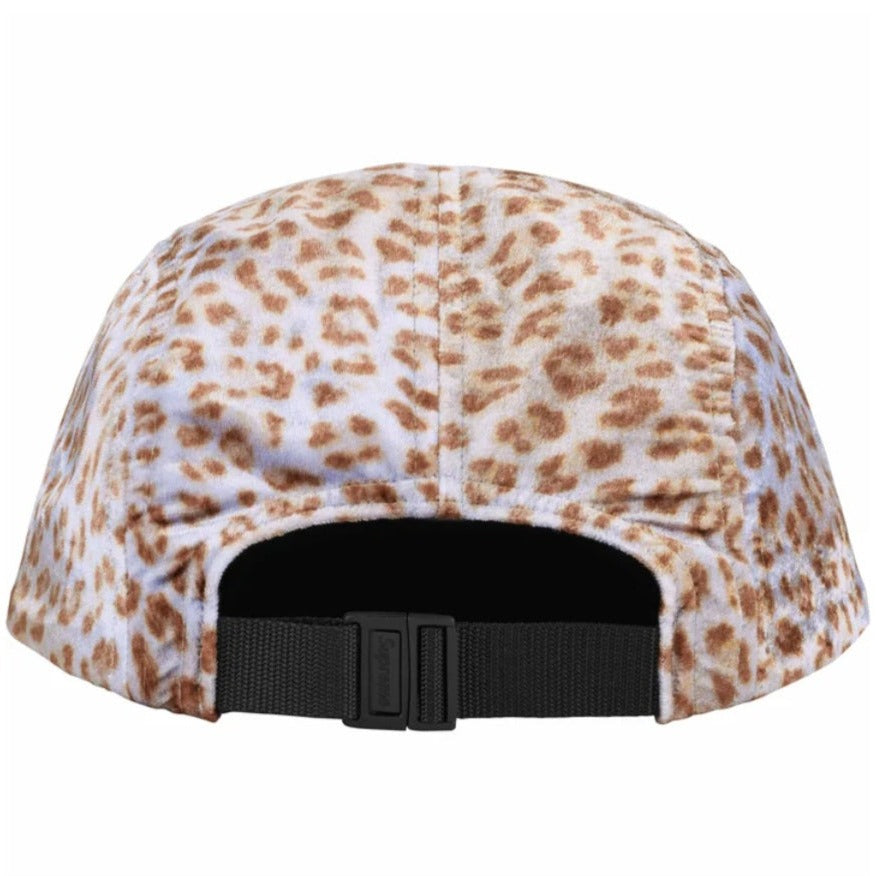 Supreme Leaopard Velvet Camp Cap 'Tan'