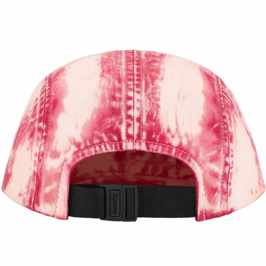 Supreme Bleached Chino Camp Cap 'Red'