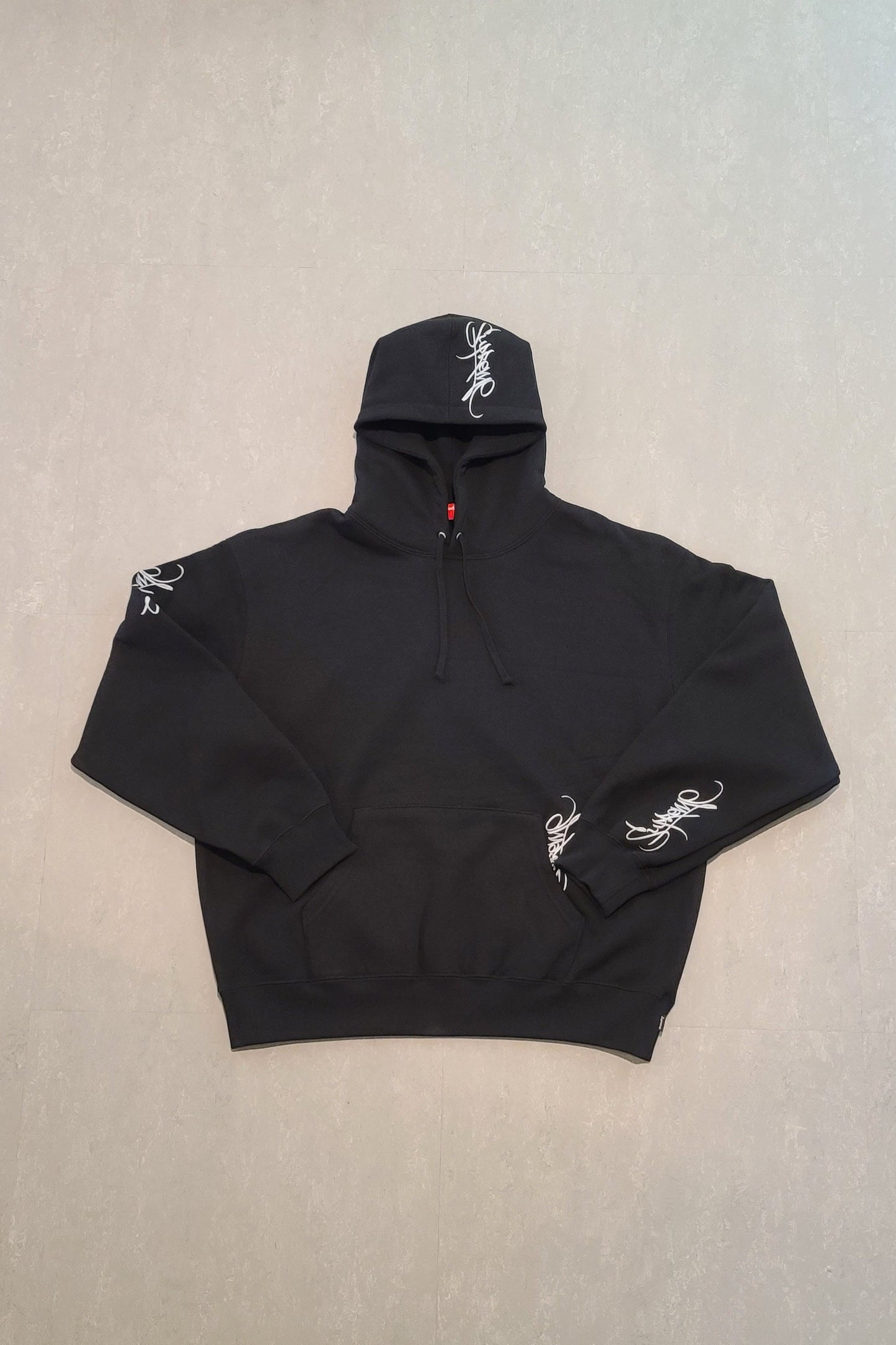 Supreme Tag Hooded Sweatshirt 'Black'